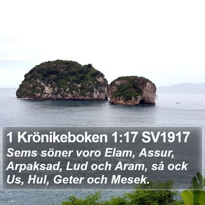 1 Krönikeboken 1:17 SV1917 Bible Verse Image