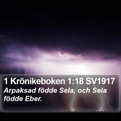 1 Krönikeboken 1:18 SV1917 Bible Verse Image