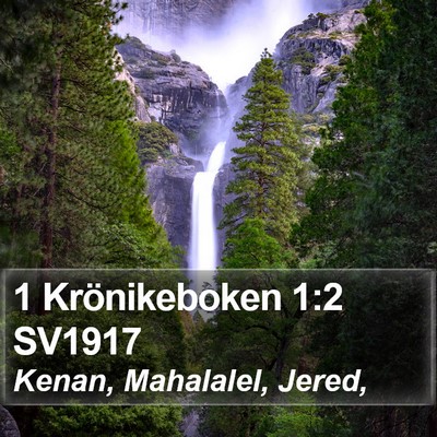 1 Krönikeboken 1:2 SV1917 Bible Verse Image