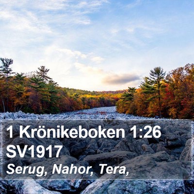 1 Krönikeboken 1:26 SV1917 Bible Verse Image
