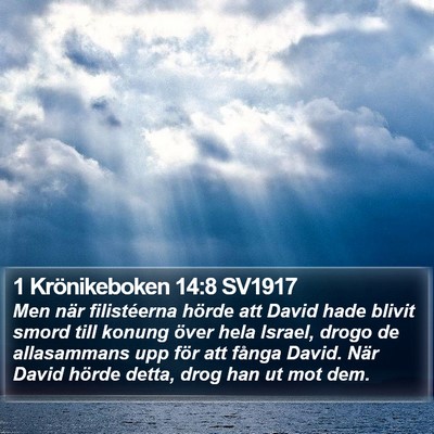 1 Krönikeboken 14:8 SV1917 Bible Verse Image