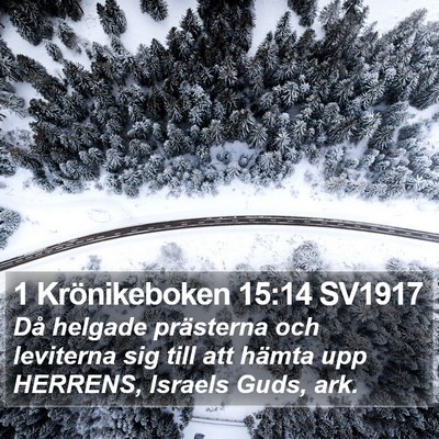 1 Krönikeboken 15:14 SV1917 Bible Verse Image