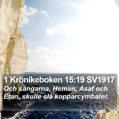 1 Krönikeboken 15:19 SV1917 Bible Verse Image
