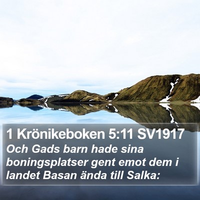 1 Krönikeboken 5:11 SV1917 Bible Verse Image