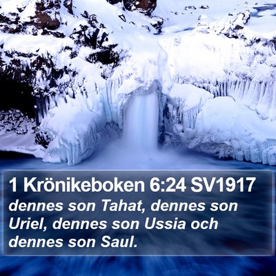 1 Krönikeboken 6:24 SV1917 Bible Verse Image