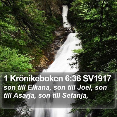 1 Krönikeboken 6:36 SV1917 Bible Verse Image