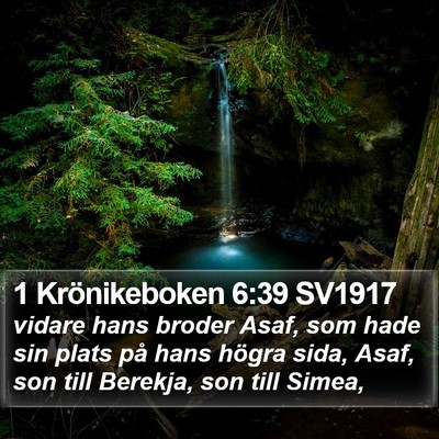 1 Krönikeboken 6:39 SV1917 Bible Verse Image