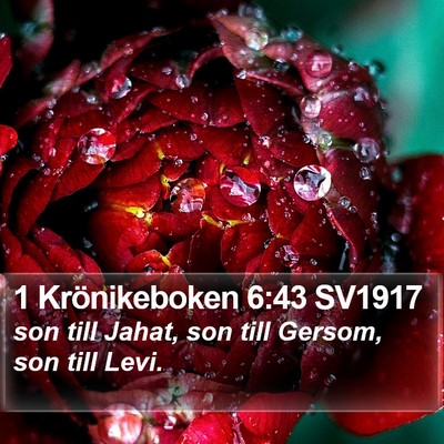 1 Krönikeboken 6:43 SV1917 Bible Verse Image