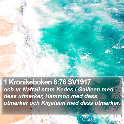 1 Krönikeboken 6:76 SV1917 Bible Verse Image