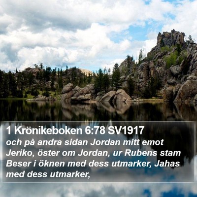 1 Krönikeboken 6:78 SV1917 Bible Verse Image