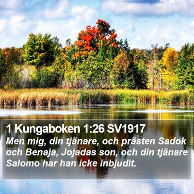 1 Kungaboken 1:26 SV1917 Bible Verse Image