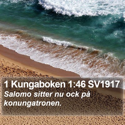 1 Kungaboken 1:46 SV1917 Bible Verse Image