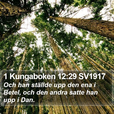 1 Kungaboken 12:29 SV1917 Bible Verse Image