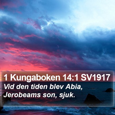 1 Kungaboken 14:1 SV1917 Bible Verse Image