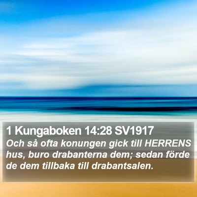 1 Kungaboken 14:28 SV1917 Bible Verse Image
