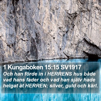 1 Kungaboken 15:15 SV1917 Bible Verse Image