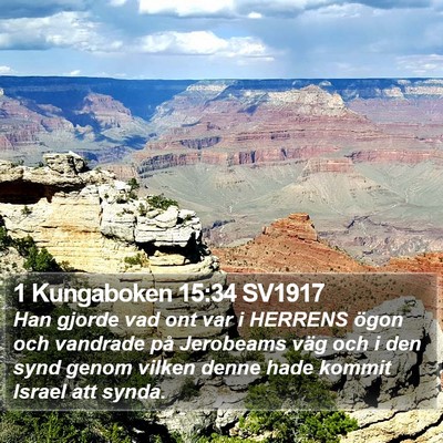 1 Kungaboken 15:34 SV1917 Bible Verse Image