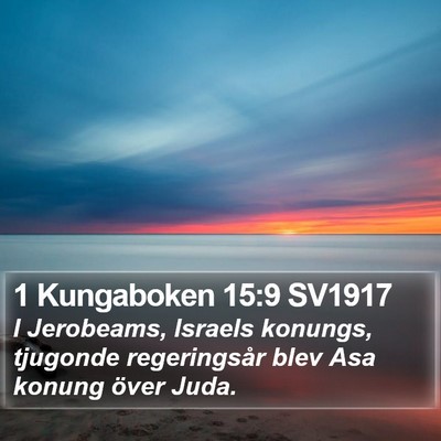 1 Kungaboken 15:9 SV1917 Bible Verse Image