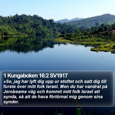1 Kungaboken 16:2 SV1917 Bible Verse Image
