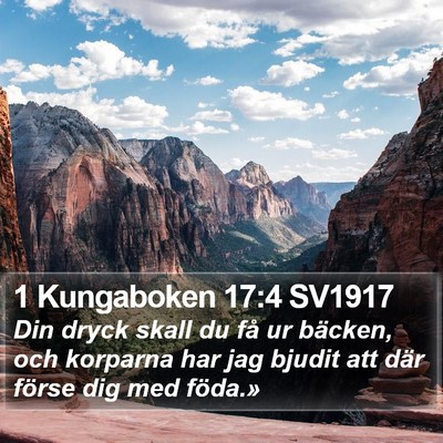 1 Kungaboken 17:4 SV1917 Bible Verse Image