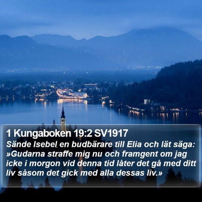 1 Kungaboken 19:2 SV1917 Bible Verse Image