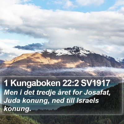 1 Kungaboken 22:2 SV1917 Bible Verse Image