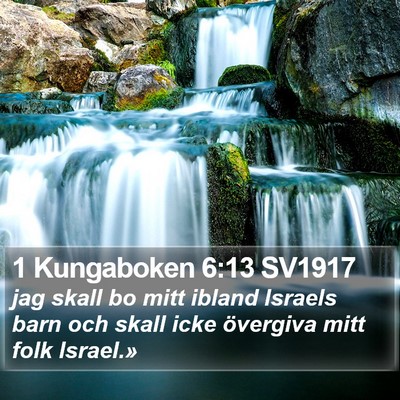 1 Kungaboken 6:13 SV1917 Bible Verse Image