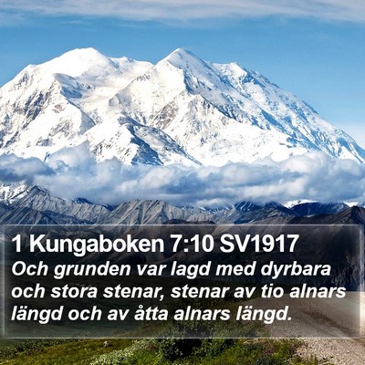 1 Kungaboken 7:10 SV1917 Bible Verse Image