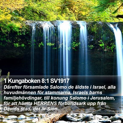 1 Kungaboken 8:1 SV1917 Bible Verse Image