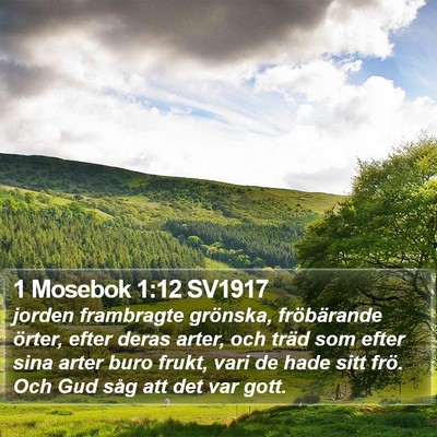 1 Mosebok 1:12 SV1917 Bible Verse Image