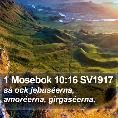 1 Mosebok 10:16 SV1917 Bible Verse Image