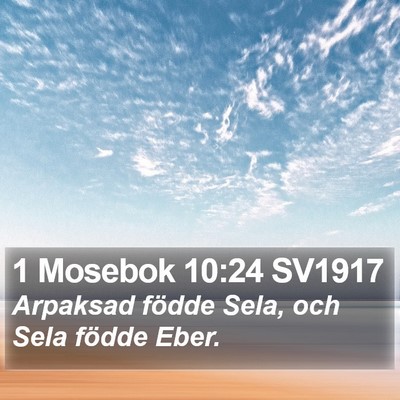 1 Mosebok 10:24 SV1917 Bible Verse Image