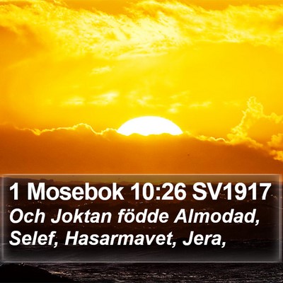 1 Mosebok 10:26 SV1917 Bible Verse Image