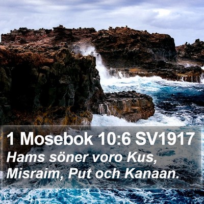 1 Mosebok 10:6 SV1917 Bible Verse Image