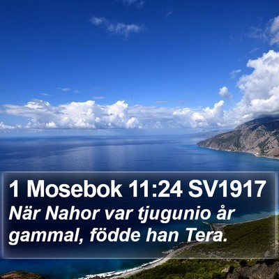 1 Mosebok 11:24 SV1917 Bible Verse Image