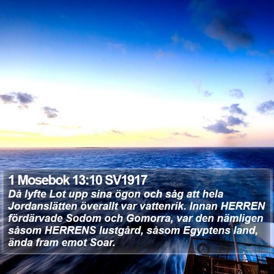 1 Mosebok 13:10 SV1917 Bible Verse Image