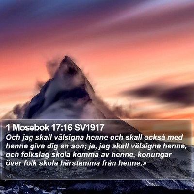 1 Mosebok 17:16 SV1917 Bible Verse Image