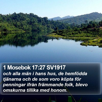 1 Mosebok 17:27 SV1917 Bible Verse Image