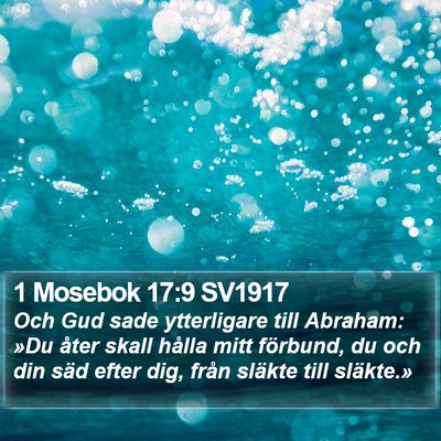 1 Mosebok 17:9 SV1917 Bible Verse Image