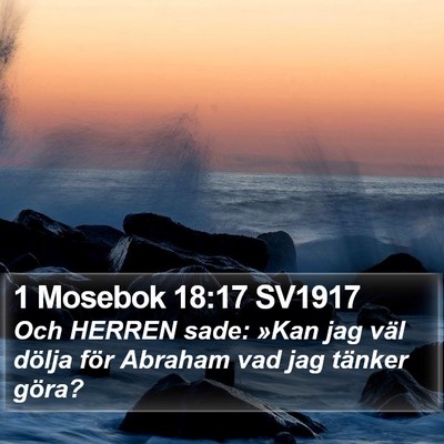 1 Mosebok 18:17 SV1917 Bible Verse Image