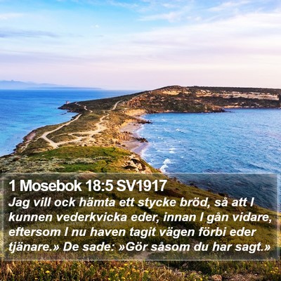 1 Mosebok 18:5 SV1917 Bible Verse Image