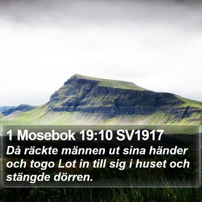 1 Mosebok 19:10 SV1917 Bible Verse Image