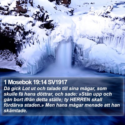 1 Mosebok 19:14 SV1917 Bible Verse Image