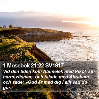 1 Mosebok 21:22 SV1917 Bible Verse Image