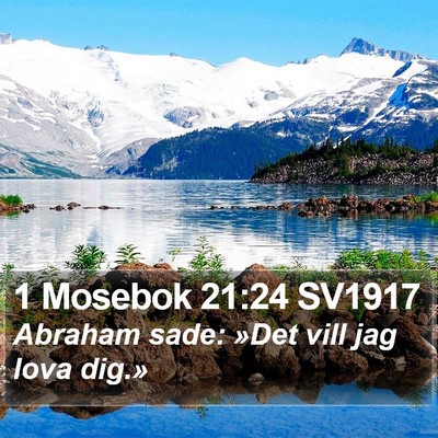 1 Mosebok 21:24 SV1917 Bible Verse Image