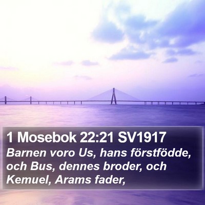 1 Mosebok 22:21 SV1917 Bible Verse Image