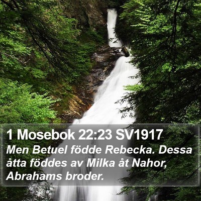 1 Mosebok 22:23 SV1917 Bible Verse Image
