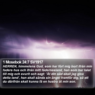 1 Mosebok 24:7 SV1917 Bible Verse Image