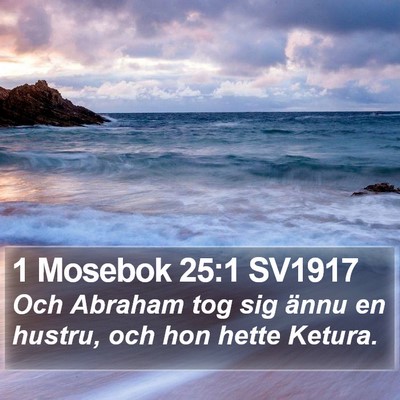 1 Mosebok 25:1 SV1917 Bible Verse Image