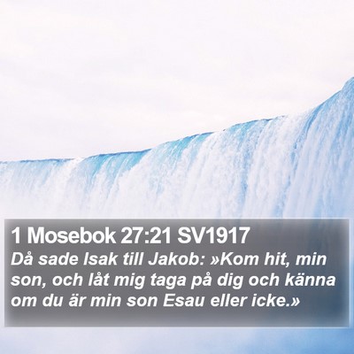 1 Mosebok 27:21 SV1917 Bible Verse Image